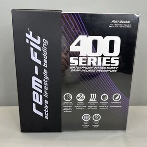 Rem Fit 400 Series Waterproof Fitted Sheet Full Size